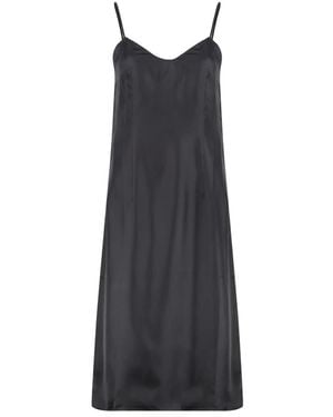 Prada Elegantes Seidenkleid - Schwarz