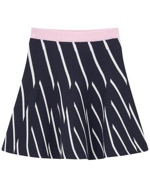 MSGM Rokken ,Veelkleurig ,Korte Rokken - Blauw