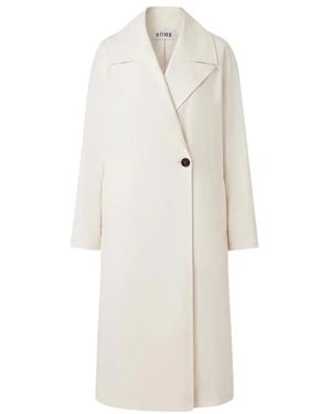 Rohe Oversized Jas Van Gekreukt Katoen - Wit