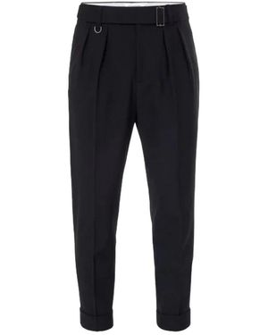 Paolo Pecora Slim-Fit Trousers - Negro