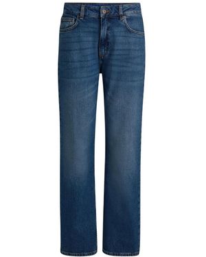 HUGO Damen Gerades Jeans - Blau