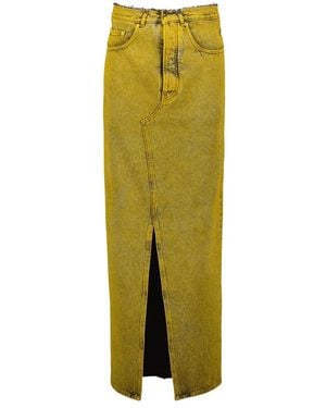 MM6 by Maison Martin Margiela Denim Skirts - Green