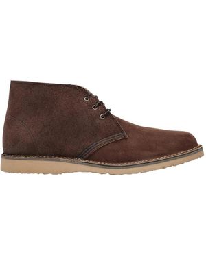 Red Wing Lace-Up Boots - Marron