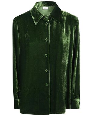 P.A.R.O.S.H. P.A.R.O..H. ,Overhemden ,Groen ,Camicia