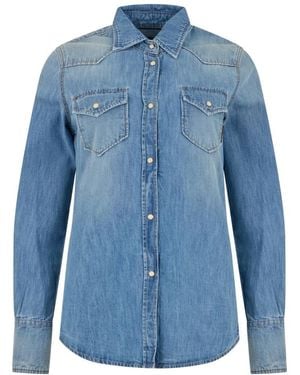 Moorer Blusen &Amp; Shirts - Blau