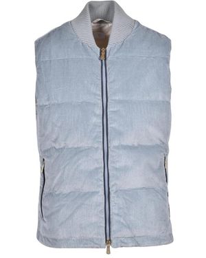 Eleventy Gilet - Blauw