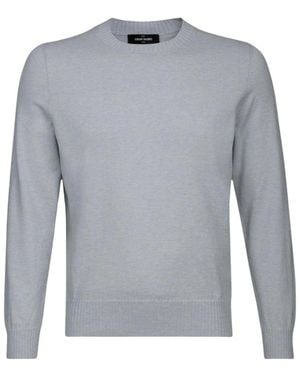 Gran Sasso Round-Neck Knitwear - Grigio
