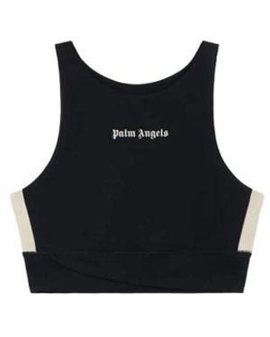 Palm Angels Sleeveless Tops - Negro