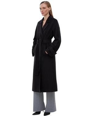 ESTRO Belted Coats - Black