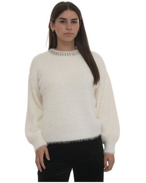 Guess Round-Neck Knitwear - Gris
