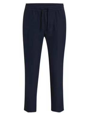 Calvin Klein Straight Trousers - Blue