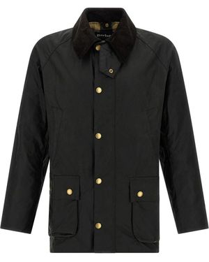 Barbour Jassen ,Groen ,Katoen Ashby Wax Jacket - Zwart