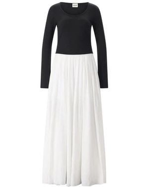 KHAITE Maxi Jurk - Zwart