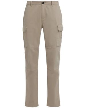 Moorer Straight Trousers - Grey