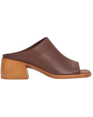 ESTRO Heeled Mules - Brown