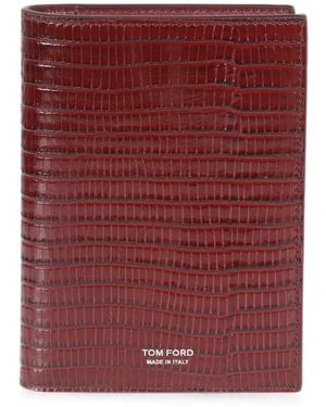 Tom Ford Wallets & Cardholders - Rojo