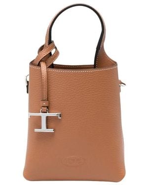 Tod's T Timeless Micro Bag - Braun