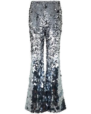 Alberta Ferretti Wide Trousers - Blue