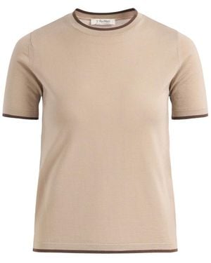 Max Mara Round-Neck Knitwear - Neutro