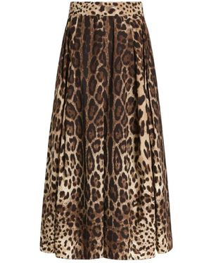 Dolce & Gabbana Midi Skirts - Brown