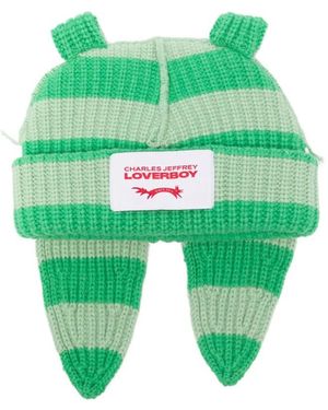 Loverboy by Charles Jeffrey Beanies - Green
