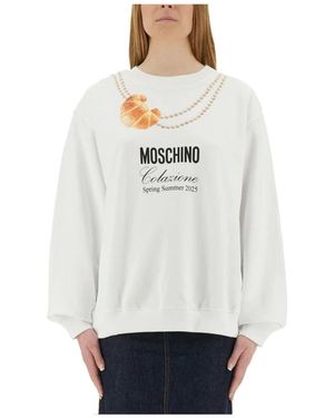 Moschino Sweatshirts - Blanco