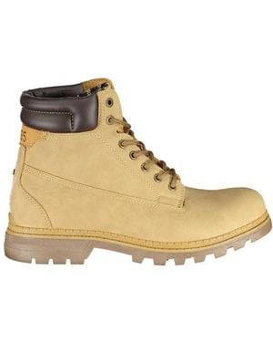 Carrera Lace-Up Boots - Natural