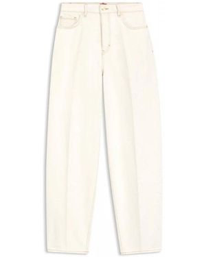 HUGO Loose Fit Jeans - White