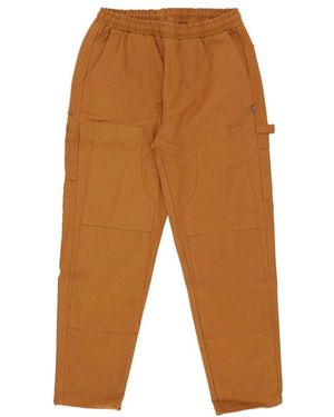 DOLLY NOIRE Slim-Fit Trousers - Brown