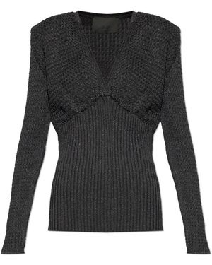 Akep Truien & Vesten ,Grijs ,Blouses - Zwart