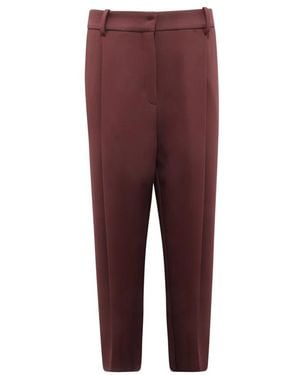 Elisabetta Franchi Straight Trousers - Red