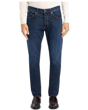 Dondup Jeans ,Blauw ,Katoen George Slim Jeans