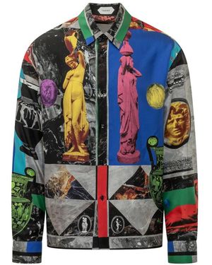 Versace Casual Shirts - Azul