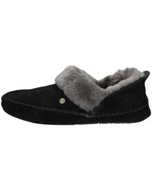 Warmbat Gezellige Fjorda Pantoffels - Zwart