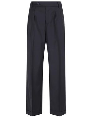 BRIGLIA Wide Trousers - Azul