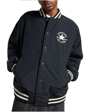 Converse Giacca varsity graphic nera - Nero