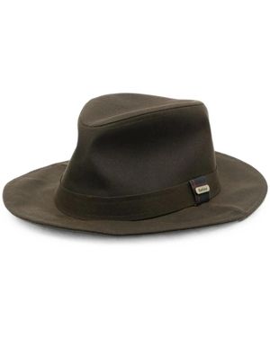 Barbour Accessoires ,Groen ,Katoen Vintage Waxed Bushman Hoed