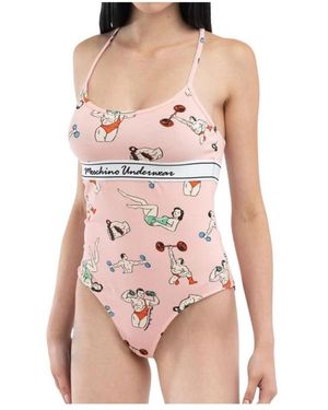 Moschino Tops ,Roze ,Katoen Fantasy Bodysuit