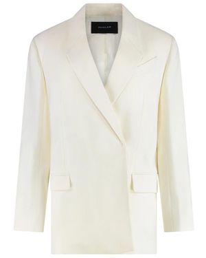 Mugler Blazers - Blanc