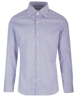 Barba Napoli Casual Shirts - Blue