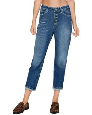 Dondup Cropped Jeans - Blauw