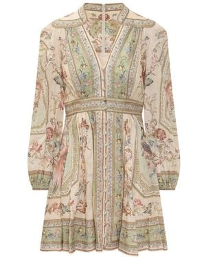 Zimmermann Short Dresses - Natural