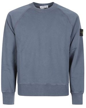 Stone Island Hoodies & Sweatvesten ,Blauw ,Sweatshirts