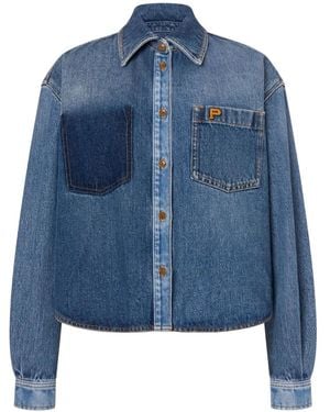 Philosophy Di Lorenzo Serafini Denim Shirts - Azul
