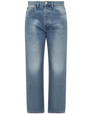 3x1 Sabina High-Rise Rechte Jeans - Blauw