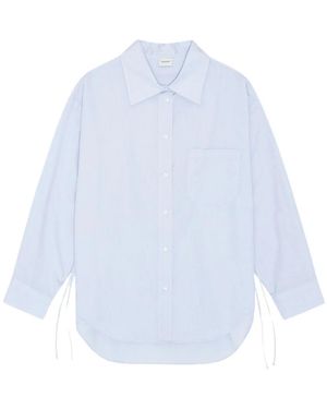 Birgitte Herskind Overhemden ,Blauw ,Leer Badkleding
