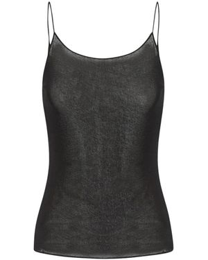 Ruohan Tops ,Zwart ,Katoen Slip Top