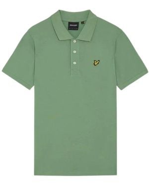 Lyle & Scott Polo Van Piqué Katoen - Groen