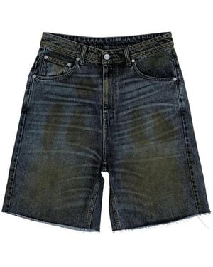 44 Label Group Denim Shorts - Grey