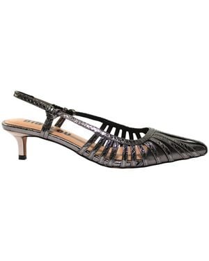 Bibi Lou Court Shoes - Brown